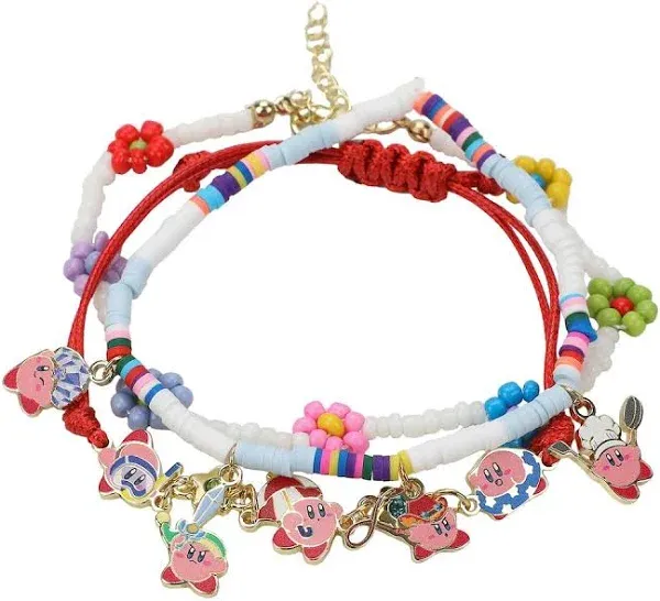 Kirby Different Abilities Multi-Charm Bracelet Set