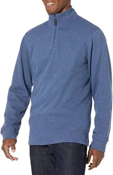 Amazon Essentials Men's Quarter-Zip French Rib Sweater