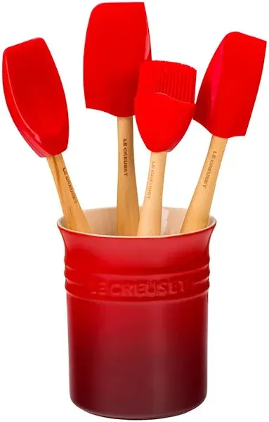 Le Creuset 5-Piece Craft Series Utensil Set with Crock