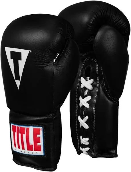 TITLE Classic Leather Lace Training Gloves 2.0