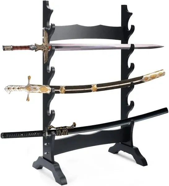 lukar 6 Tier Floor Standing Sword Stand