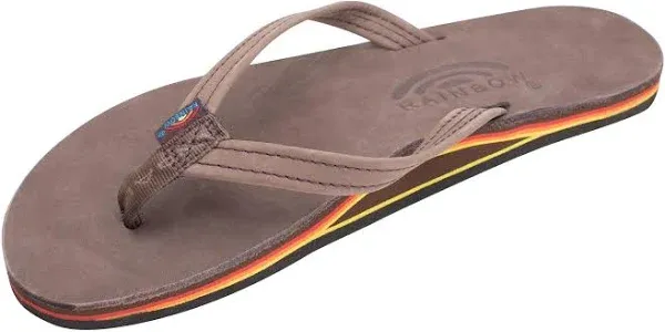 Rainbow Sandals Women's Single Layer Leather Narrow Strap