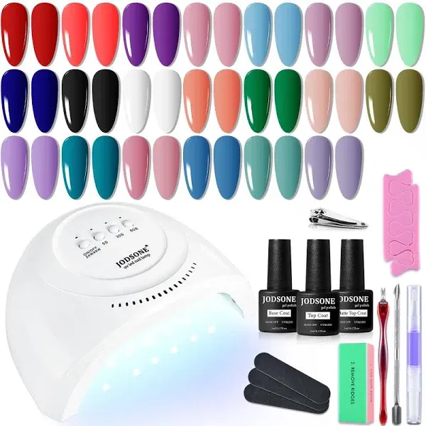 JODSONE 23 Pcs Gel Nail Polish Kit