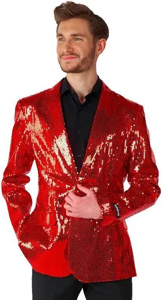 Suitmeister Men's Sequin Slim-Fit Suit Jacket