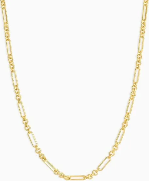 Gorjana Women's Reed Mini Necklace in 18k Gold