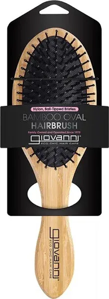 Giovanni Bamboo Oval Hair Brush