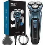 Sejoy Electric Razor for Men Electric Face Shaver Cordless washable Rechargeable Shaving Machines