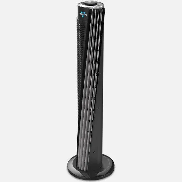 VORNADO V-FLOW AIR CIRCULATOR TOWER FAN W/REMOTE CONTROL, BLACK BRAND NEW!