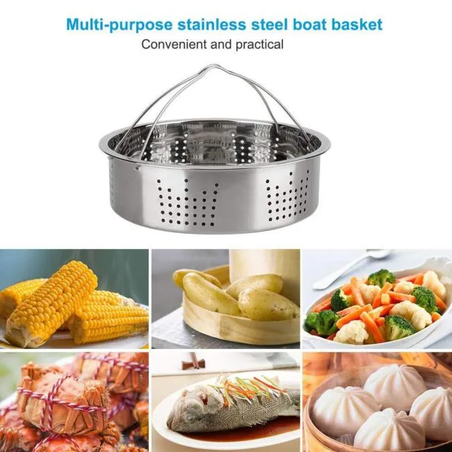 Insta-Pot Accessories Set Steamer Basket Cheesecake Pan