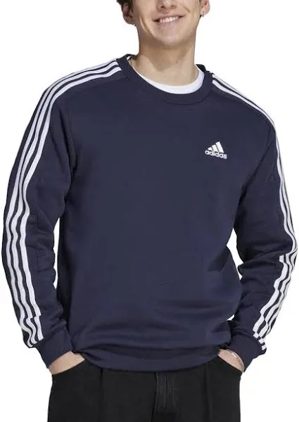 adidas Men's Essentials Fleece 3-Stripes Sweatshirt