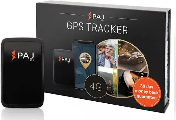 Paj GPS Allround Finder 4G – GPS Tracker for Cars, vehicles, People & Objects – Up to 40 Days Battery Life, Real Time Tracking, Anti-Theft-Protection