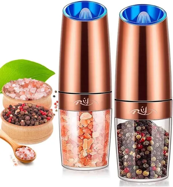 Gravity Salt and Pepper Grinder Set