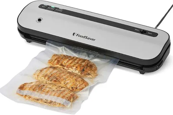 FoodSaver Space-Saving Vacuum Sealer with Bags and Roll