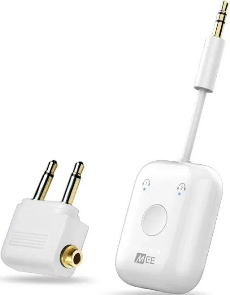 MEE Audio Connect Air in-Flight Bluetooth Wireless Audio Transmitter for AirPods & Headphones