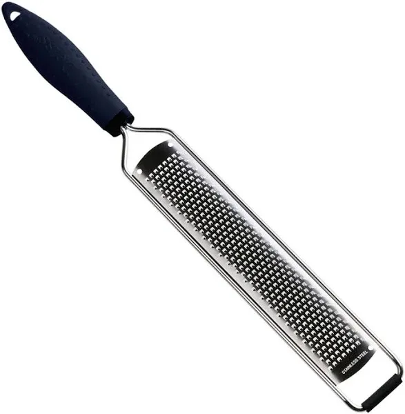 Deiss Pro Lemon Zester & Heavy Duty Cheese Grater & Vegetable Grater — Parmesan Cheese