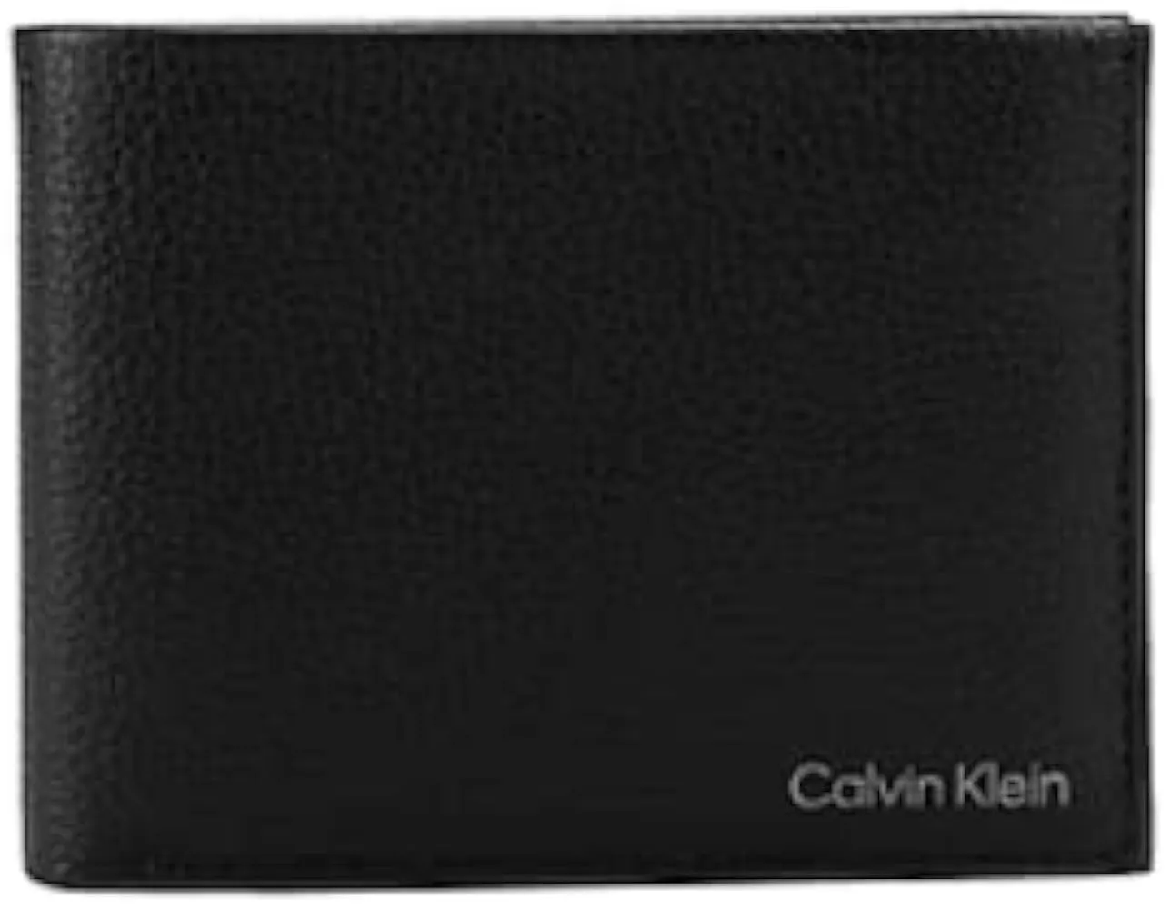 CALVIN KLEIN CK 220006 Genuine Men Leather BIFOLD Wallet Valet RFID ~ BLACK