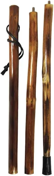 SE Ws634-55P 3-Section Natural Wood Walking Hiking Stick