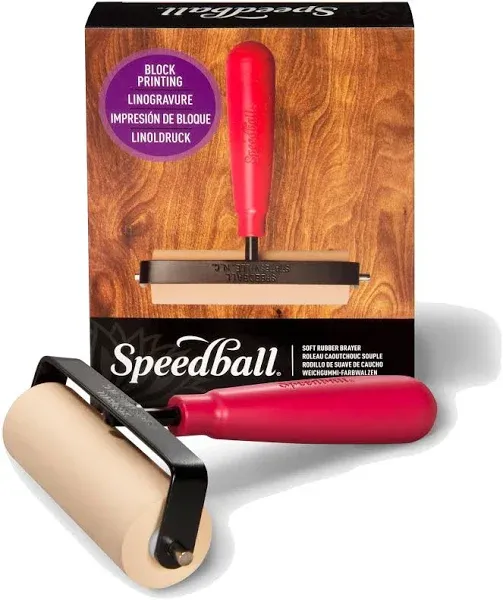 Speedball Art Products 4126 Speedball Brayer 4&#034;-Soft Rubber