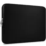 13" Laptop Sleeve 13 Inch Cover Protective Case Compatible with Apple MacBook Air 13.3 Inch Mac Pro M1 Surface Lenovo Dell HP Bag Computer Pouch Accessories Travel Carrying Case Neoprene, Black