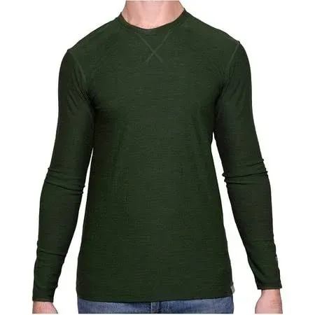 MERIWOOL Mens 100% Merino Wool Base Layer Lightweight Long Sleeve Thermal Shirt