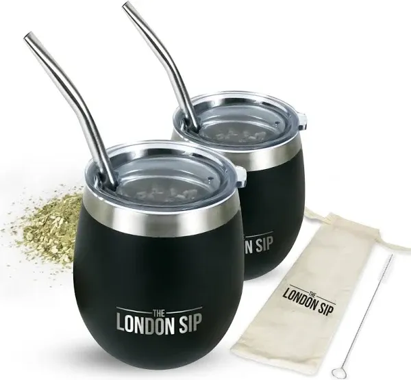 Here & Now Yerba Mate Cup and Bombilla Set