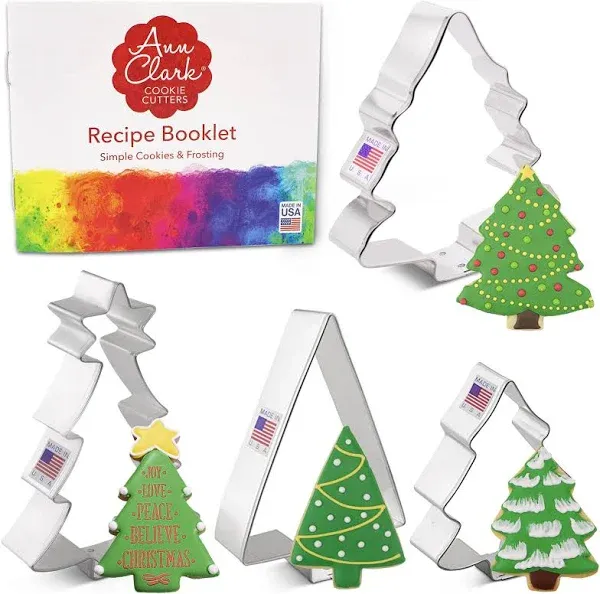 Ann Clark Christmas and Holiday Tree Cookie Cutters