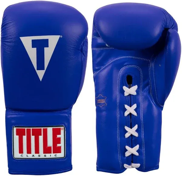 TITLE Classic Leather Lace Training Gloves 2.0