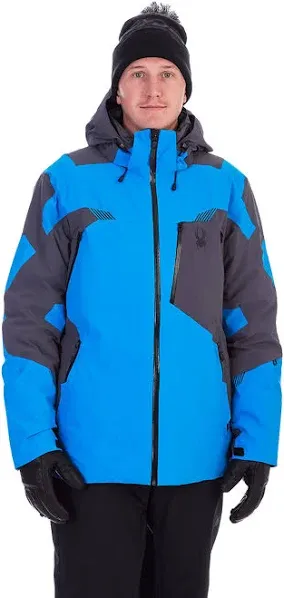 Spyder Men's Leader Insulated Hooded Ski Snow Jacket