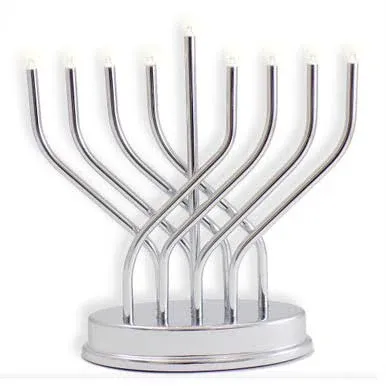 The Contemporary LED Electric Hanukkah Menorah