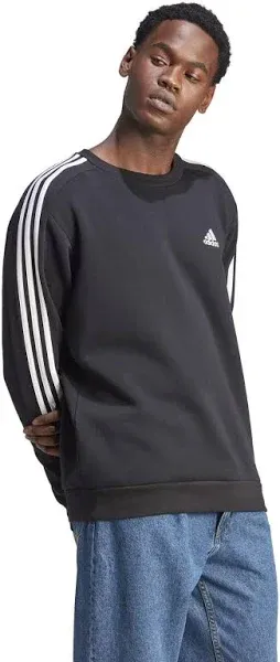 adidas Men's Essentials Fleece 3-Stripes Sweatshirt