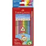 Faber-Castell Grip Watercolor EcoPencil - Assorted Colors, Set of 24