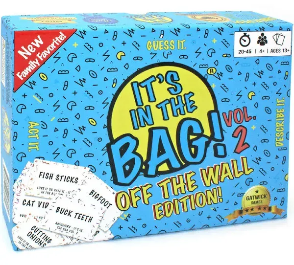 It’s in The Bag Volume 2 Party Game Off The Wall Edition Brand New Sealed