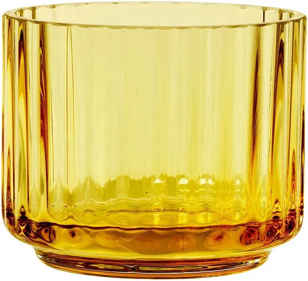 Lyngby Glass Tea Light Holder Smoke, 6 cm