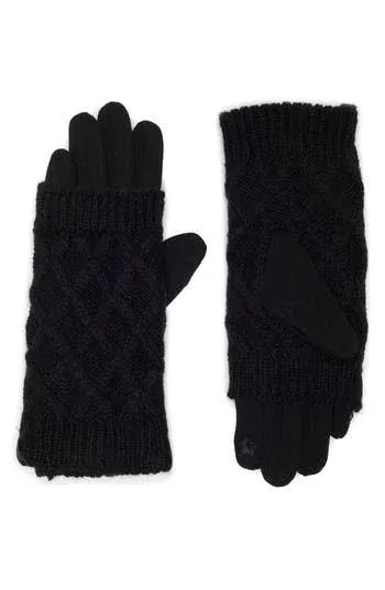 Nanette Lepore Women's Cable Knit Gloves