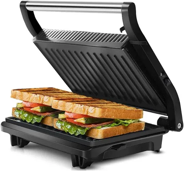 AIGOSTAR Panini Maker Press Grill York 1000W Sandwich Maker Ceramic Non-stick