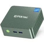 GMKtec Mini PC Intel Alder Lake N100 Windows 11 Pro (3.4GHz) 8GB DDR4 Ram 256GB PCIe M.2 SSD Desktop Computer 4K Dual HDMI Display/4x USB3.2/WiFi 6/B