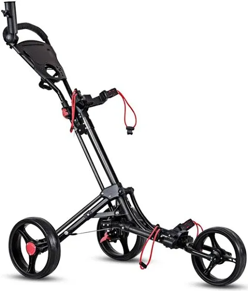 Givimo Foldable 3 Wheel Golf Pull Push Cart Trolley