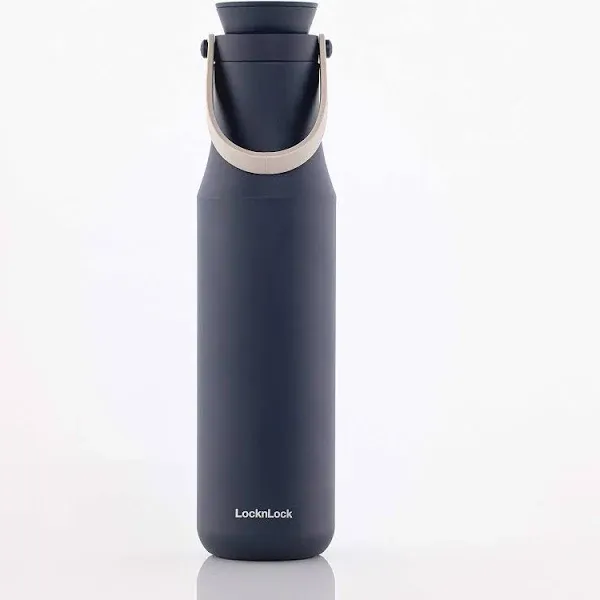 LocknLock Metro Bottle Double-Wall Insulated Stainless Steel with Silicone Handle