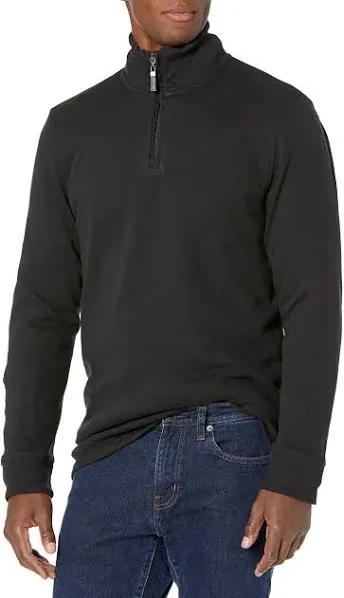 Amazon Essentials Men's Quarter-Zip French Rib Sweater