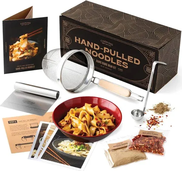 Hand-Pulled Chinese Noodles DIY Kit | Unique Gifts for Cooks, Foodie Gifts fo...