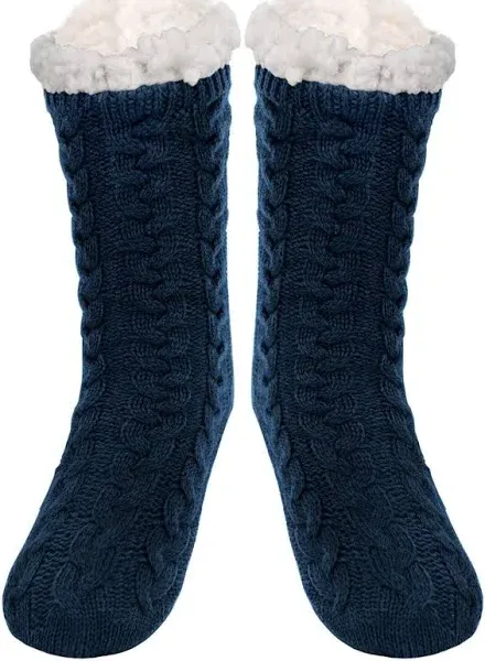 Men's Warm Fleece Lined Slipper Socks