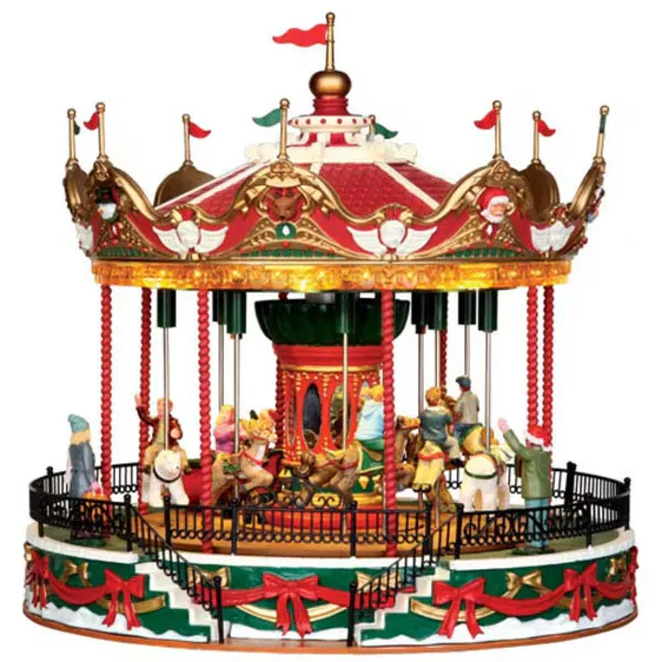 Lemax Village Collection Santa Carousel