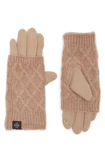 Nanette Lepore Cable Knit Gloves