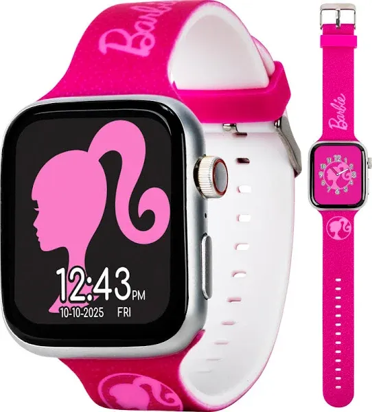 Barbie Girls Touchscreen Smartwatch with Glitter Silicone Strap