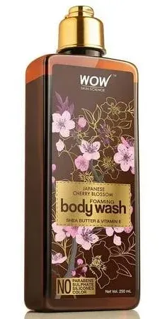 WOW Skin Science Japanese Cherry Blossom Foaming Body Wash  - 250 Ml