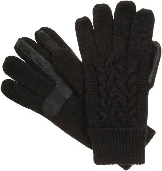 Isotoner Touchscreen Chenille Cable-Knit Gloves