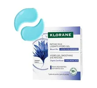 Klorane Smoothing & Soothing Eye Patches With Organic Cornflower