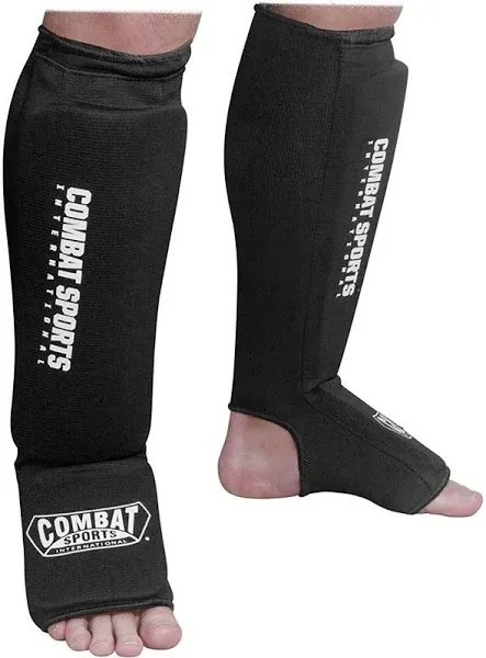 COMBAT SPORTS SIG11 SHIN GUARDS BLACK SIZE ADULT SMALL NEW