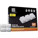 Esbit 1300-Degree Smokeless Solid 14g Fuel Tablets for Backpacking, Camping, and Emergency Prep