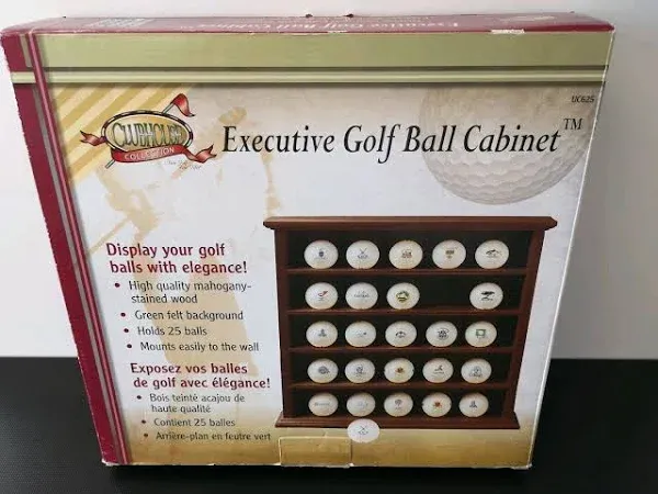 Clubhouse Collection 25-Ball Display Cabinet